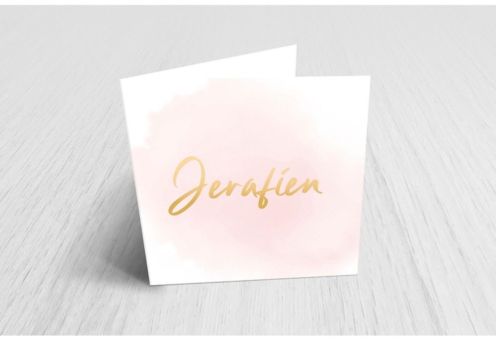 Roze aquarelvlek Roze aquarelvlek